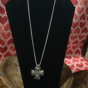 Silpada sterling silver cross necklace